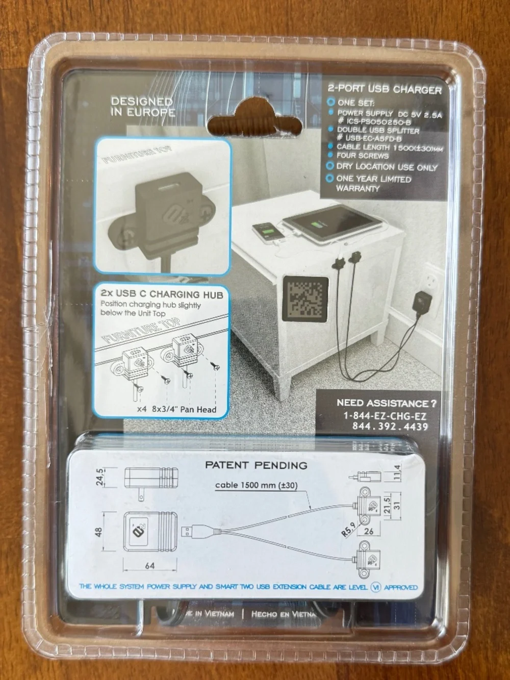 EZ Collection 2-Port USB C Charger